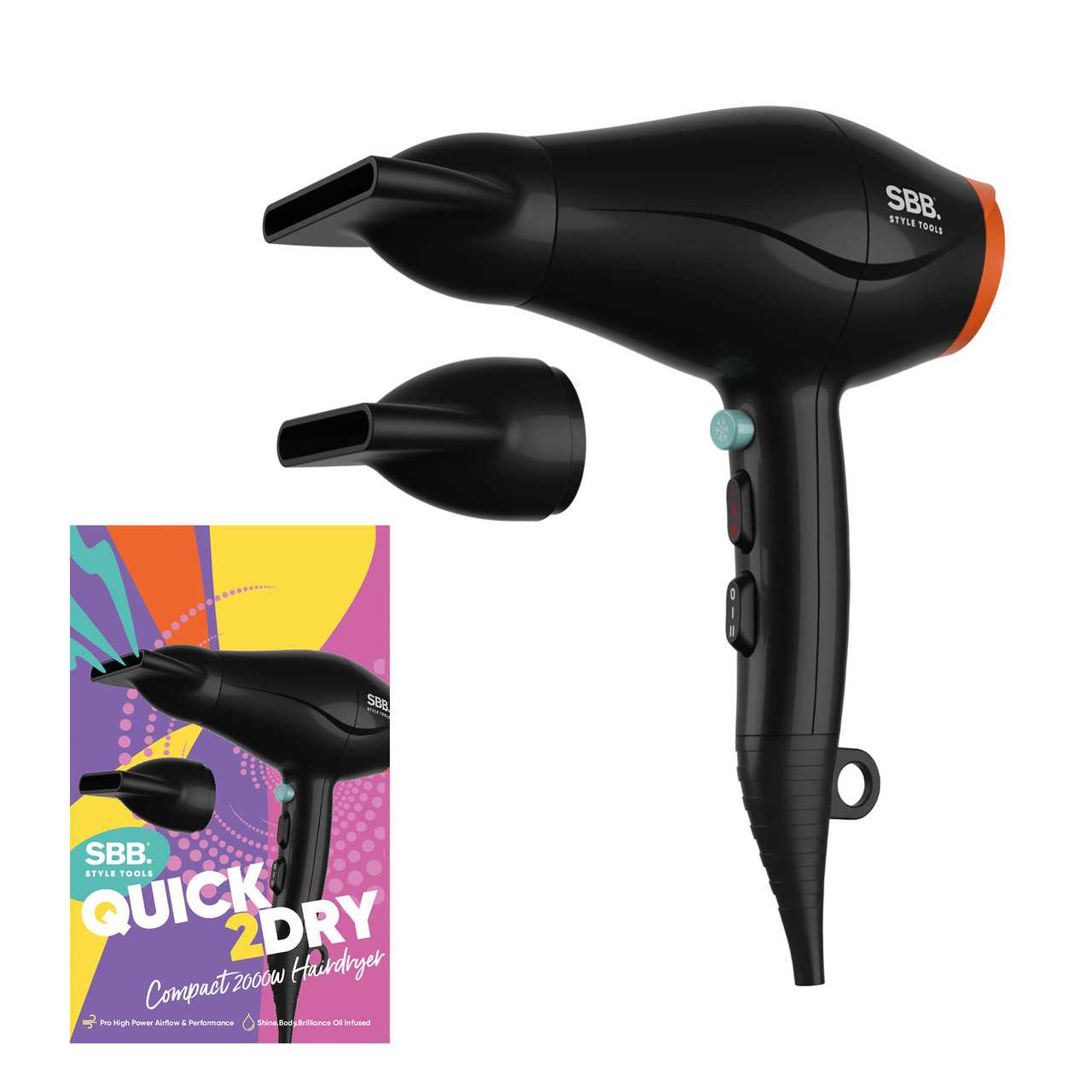 SBB. SBDR-4000-EU Compact Hair Dryer