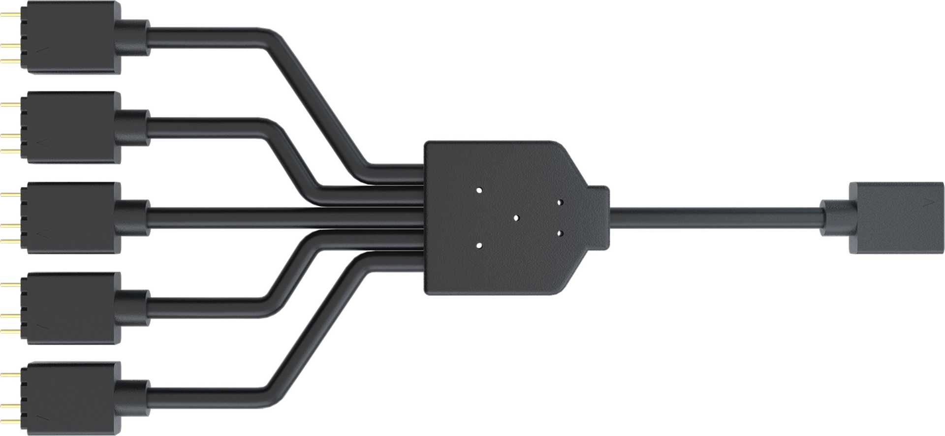 COOLER MASTER MFX-AWHN-1NNN5-R1 Addressable RGB 1-to-5 Splitter Cable