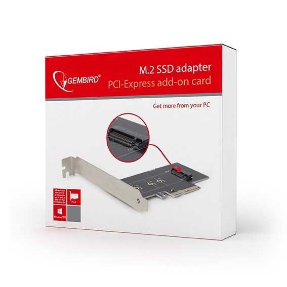 Gembird PEX-M2-01 M.2 SSD adapter
