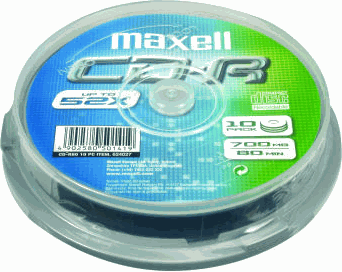 MAXELL 624027.00.CN CD-R 700 MB 10pcs