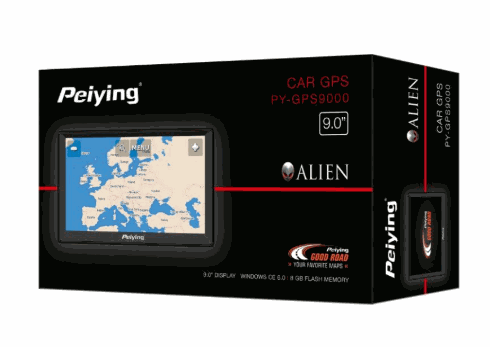 Peiying Alien PY-GPS9000 GPS Navigation + EU Map
