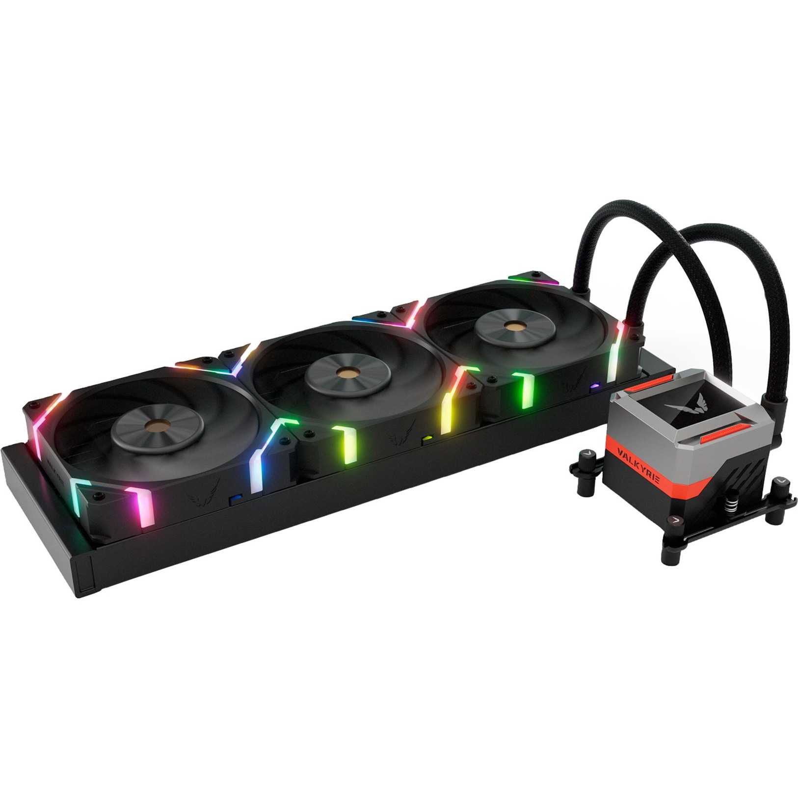 VALKYRIE Syn 360 120mm ARGB Liquid Cooler VK-AIOSY360B black