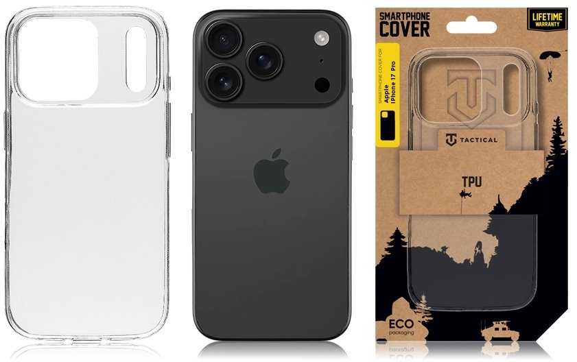 Tactical "TPU Cover iPhone 17 Pro Max/18 Pro Max" Transparent
