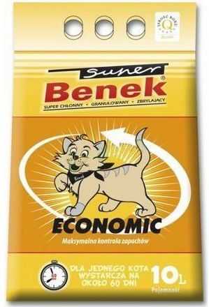 Super Benek Certech Economic – Clumping Cat Litter, 10 l