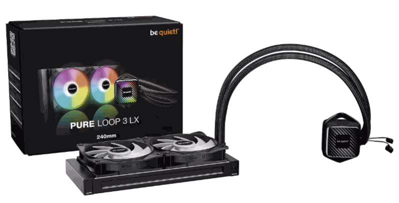 Be quiet! Pure Loop 3 LX 240mm Water Cooling, black, BW030EU