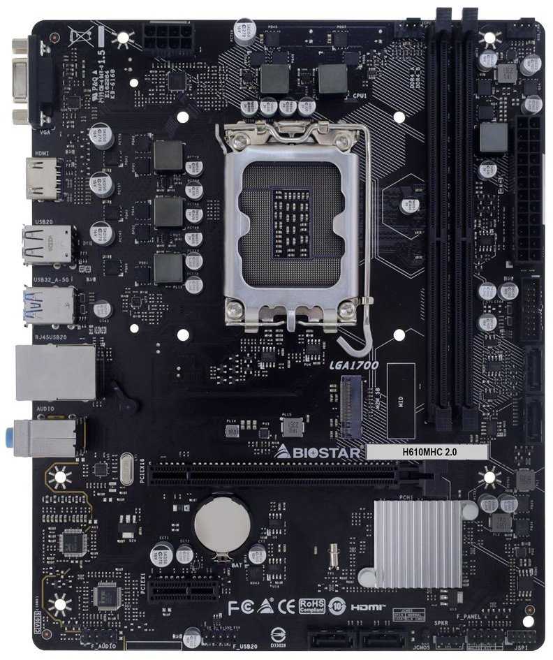 BIOSTAR H610MHC 2.0