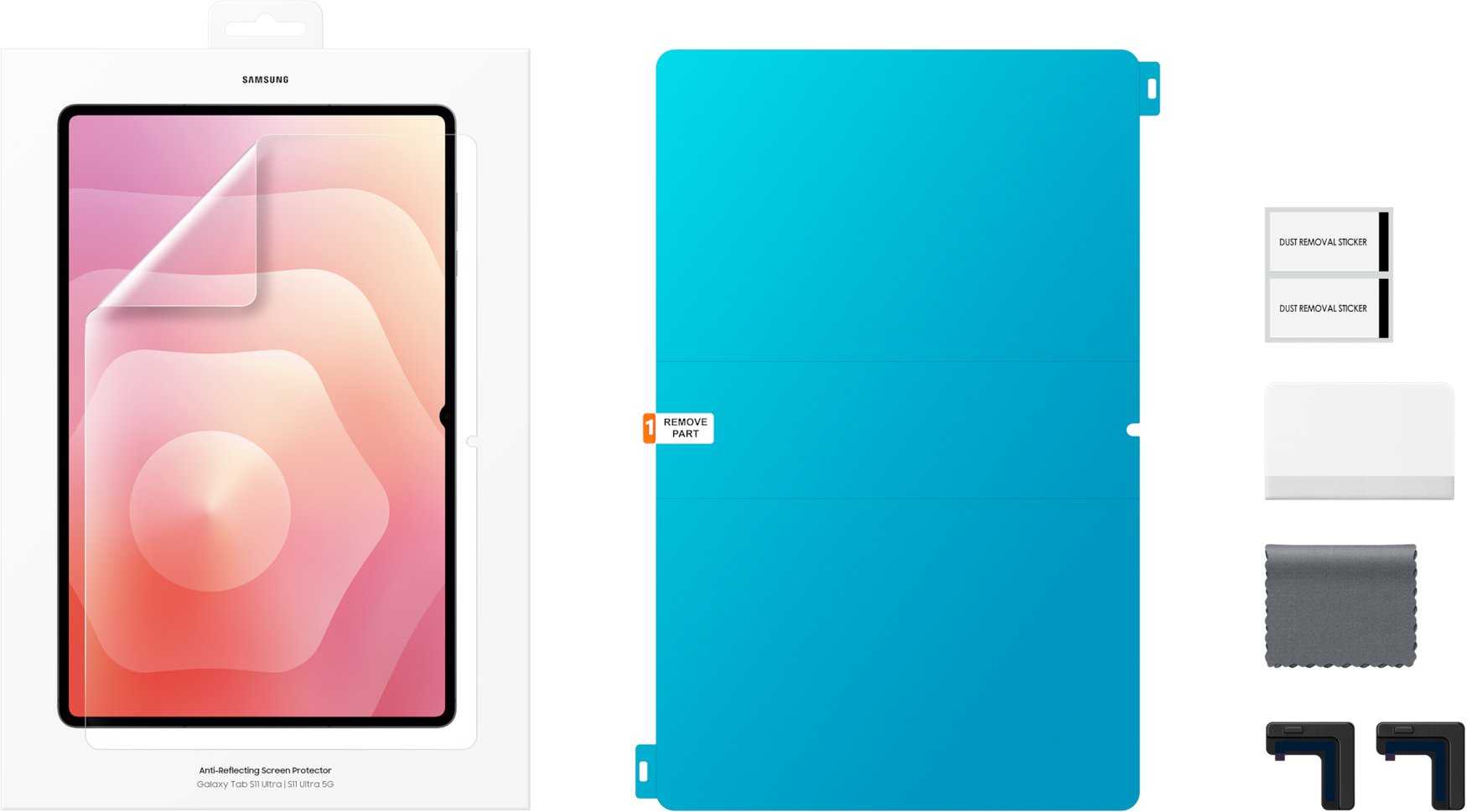 SAMSUNG Anti-Reflective Screen Protector for Galaxy Tab S11 Ultra, Transparent