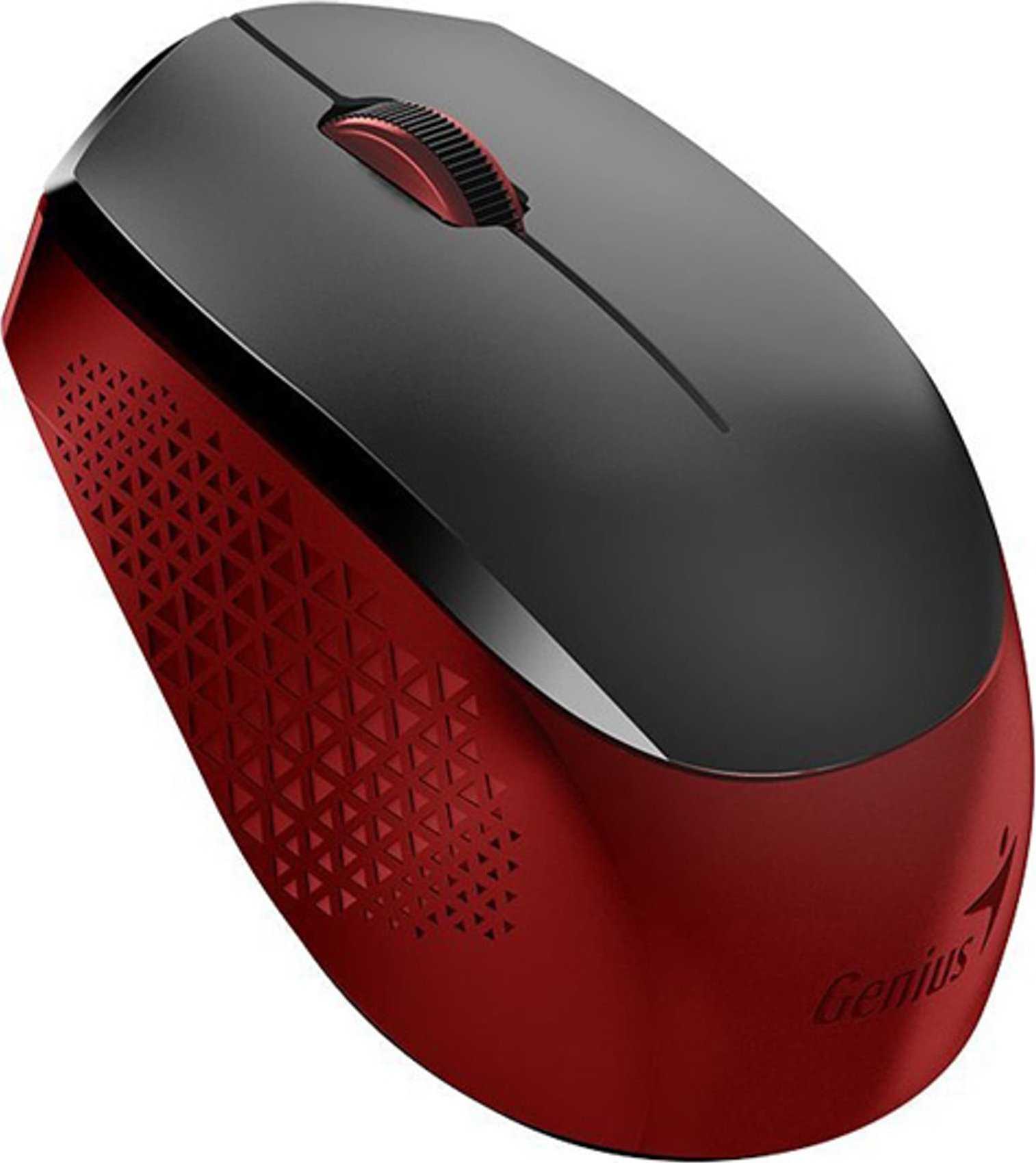 Genius NX-8000S/Office/Optical/1,200 DPI/Wireless USB/Black-red (31030025401)
