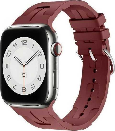 Beline 38/40/41mm Ultra Maroon Silicone Watch Band