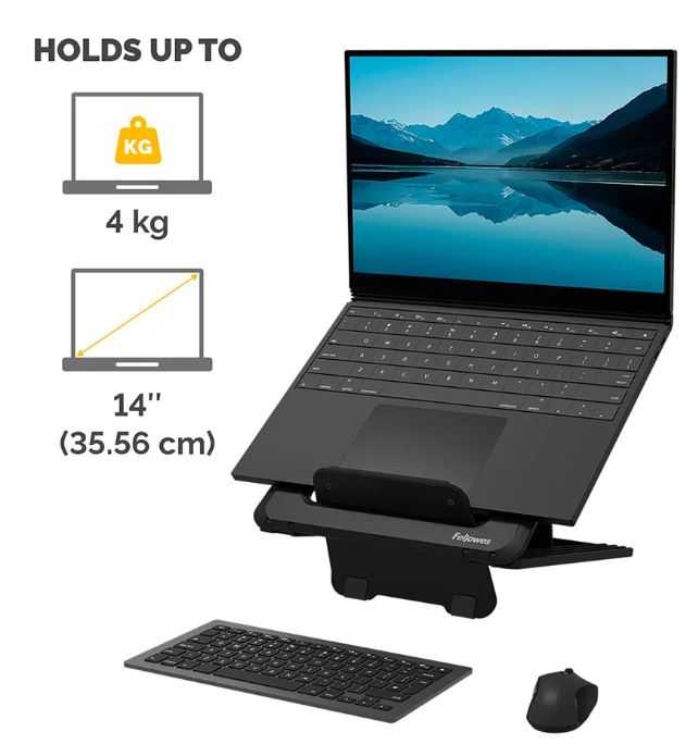 FELLOWES Laptop Stand Breyta Black