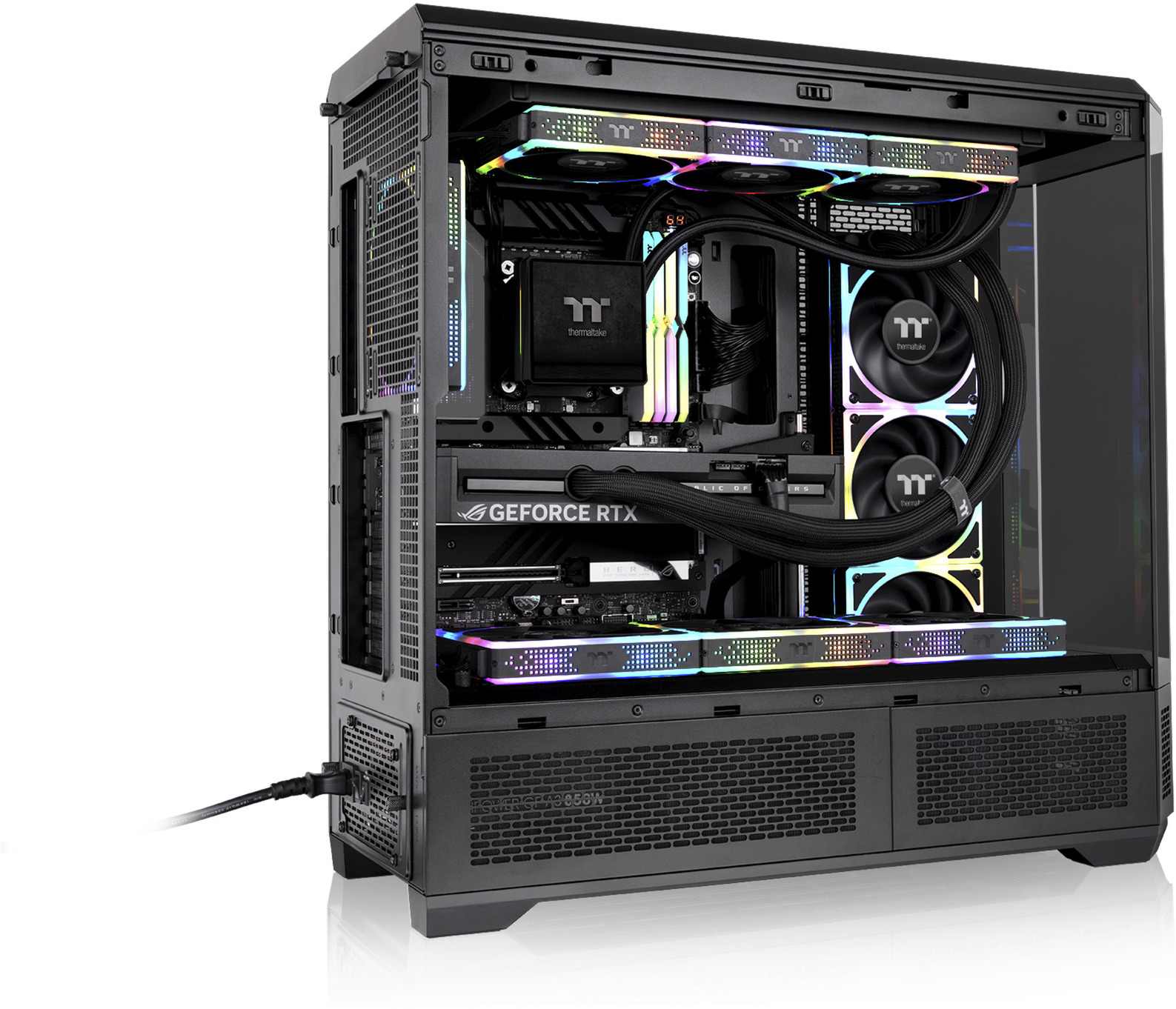 THERMALTAKE View 600 TG Black (black, Tempered Glass)