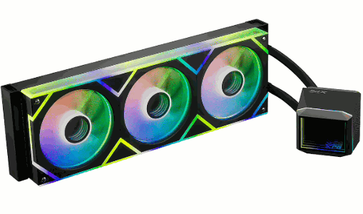 Adata XPG LEVANTE II 360 120mm Liquid Cooler, black – LEVANTEII360-BKCWW