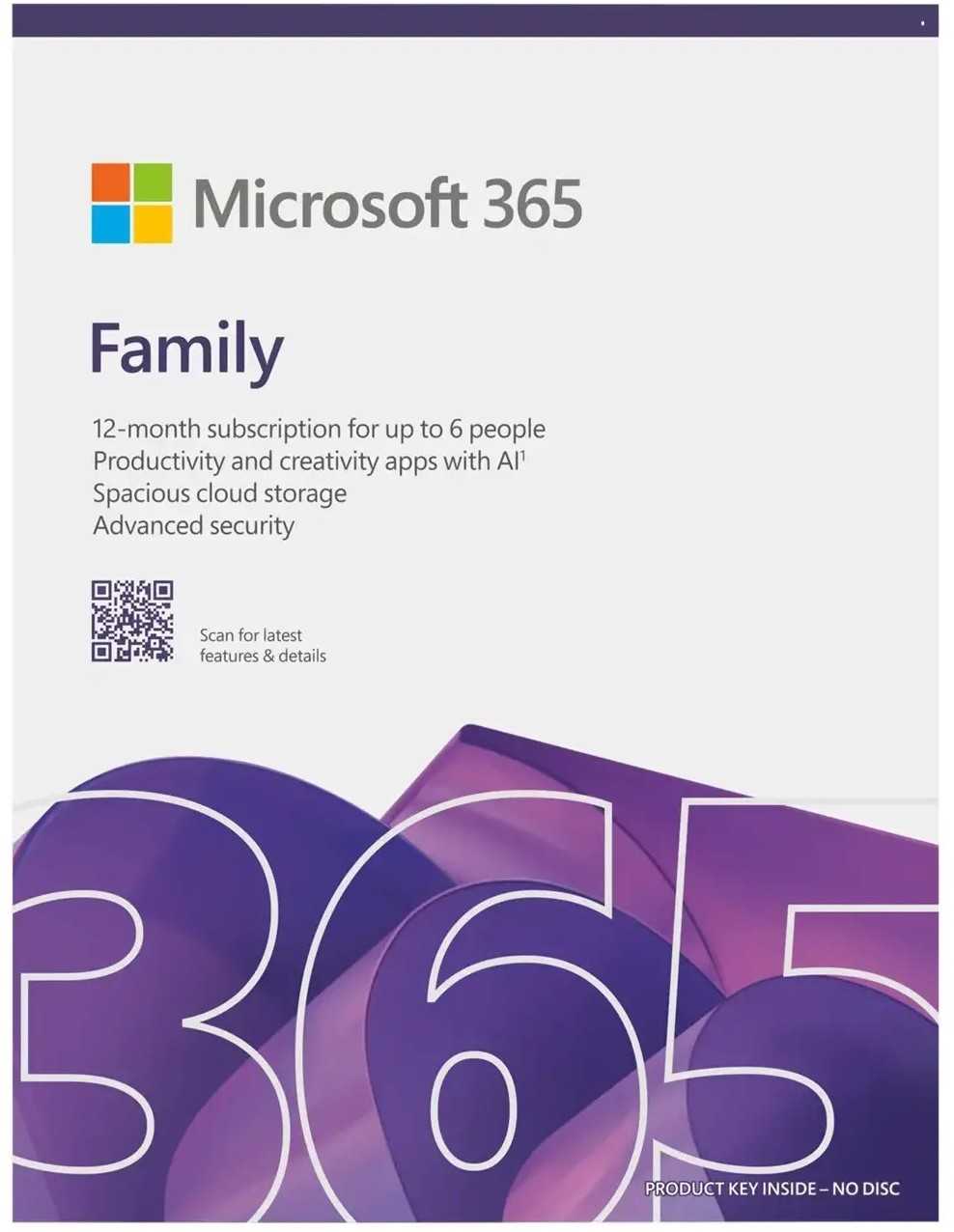 MICROSOFT M365 Family EN EUROZONE 1Y EP2-32335