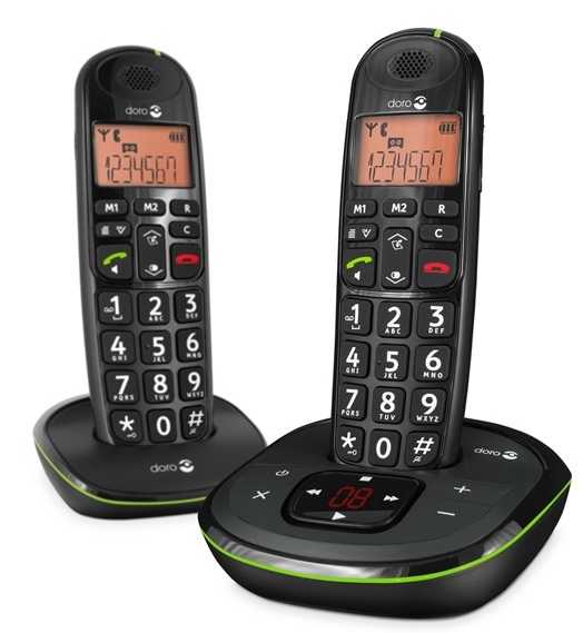 Doro PhoneEasy 105wr Duo Black