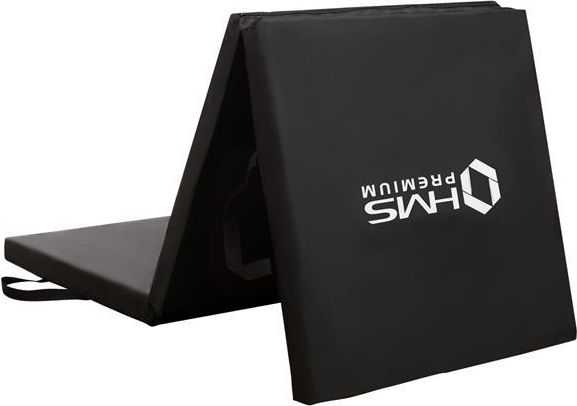 HMS Gymnastic mattress 3-section MGS02 180 cm x 60 cm x 5 cm black