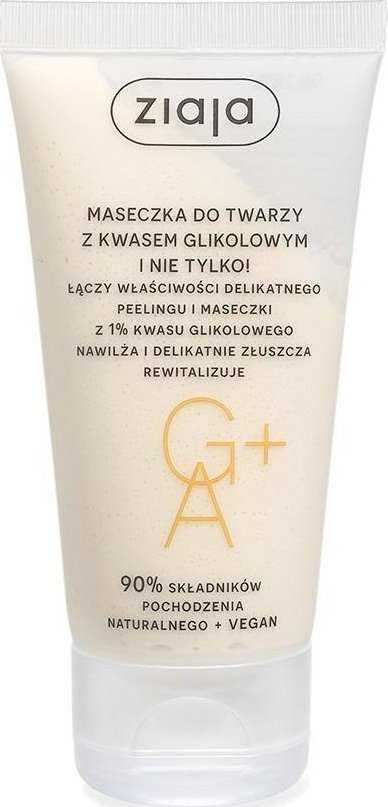 Ziaja 6587831 Face Mask + Scrub With Glycolic Acid W 55