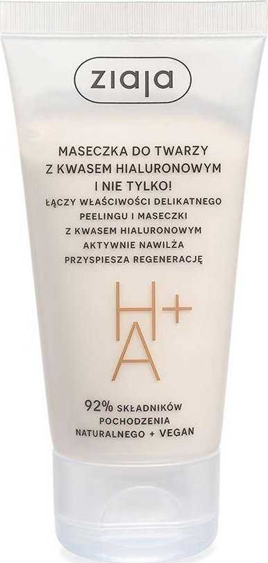 Ziaja 6587832 Face Mask + Scrub With Hyaluronic Acid W 55