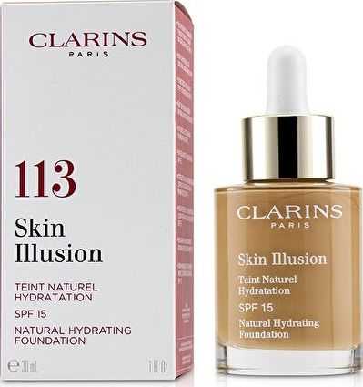 Clarins 6465022 Skin Illusion Natural Hydrating Foundation SPF 15 113