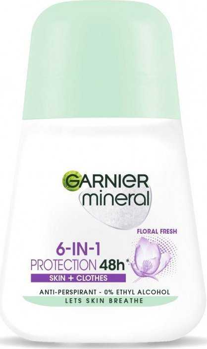 Garnier 6-in-1 Protection 48h Skin and Clothes Roll-On Antiperspirant