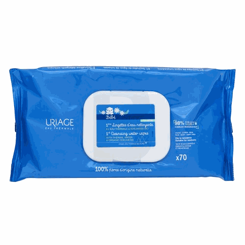Uriage _6992888 Bébé cleansing wipes for children 1st cleansing water