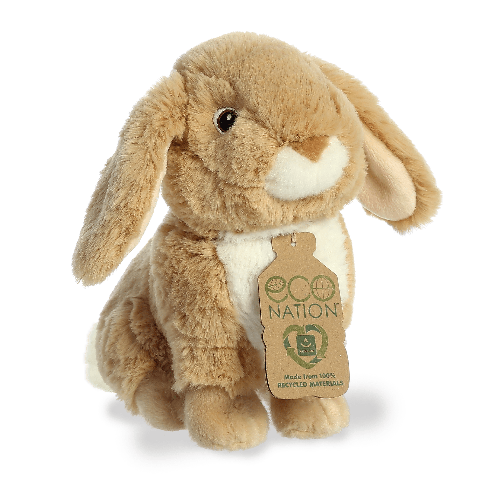 ECO NATION 7036748 AURORA Plush toy Rabbit, 20 cm