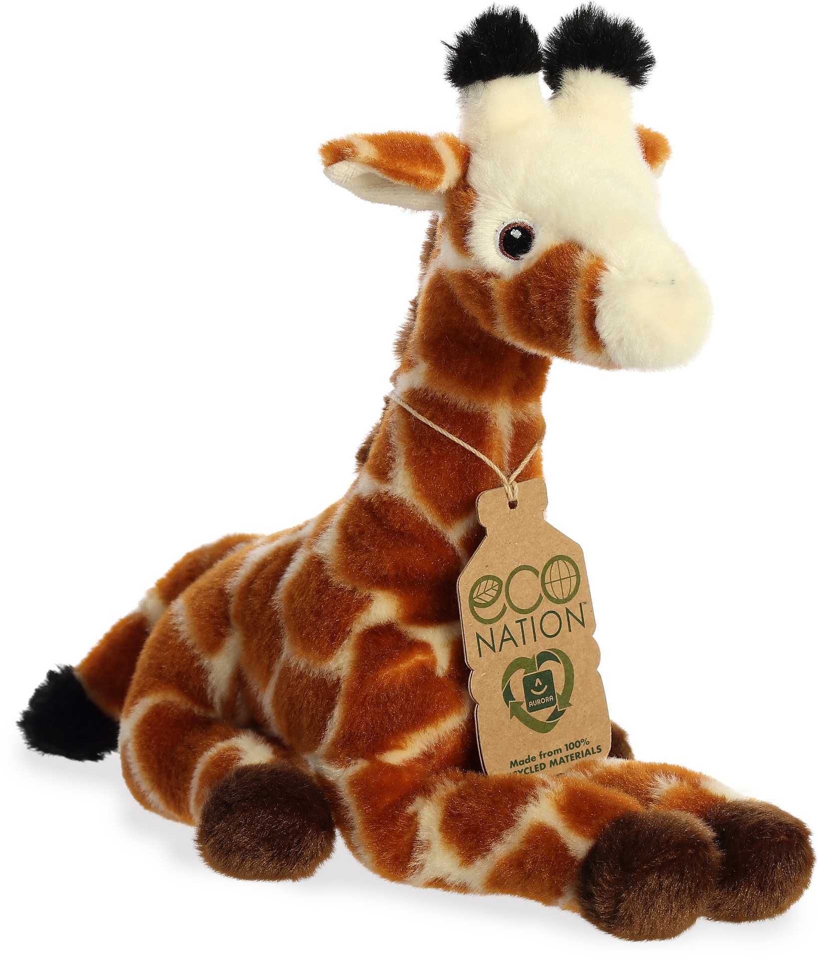 ECO NATION AURORA Plush toy Giraffe, 24 cm