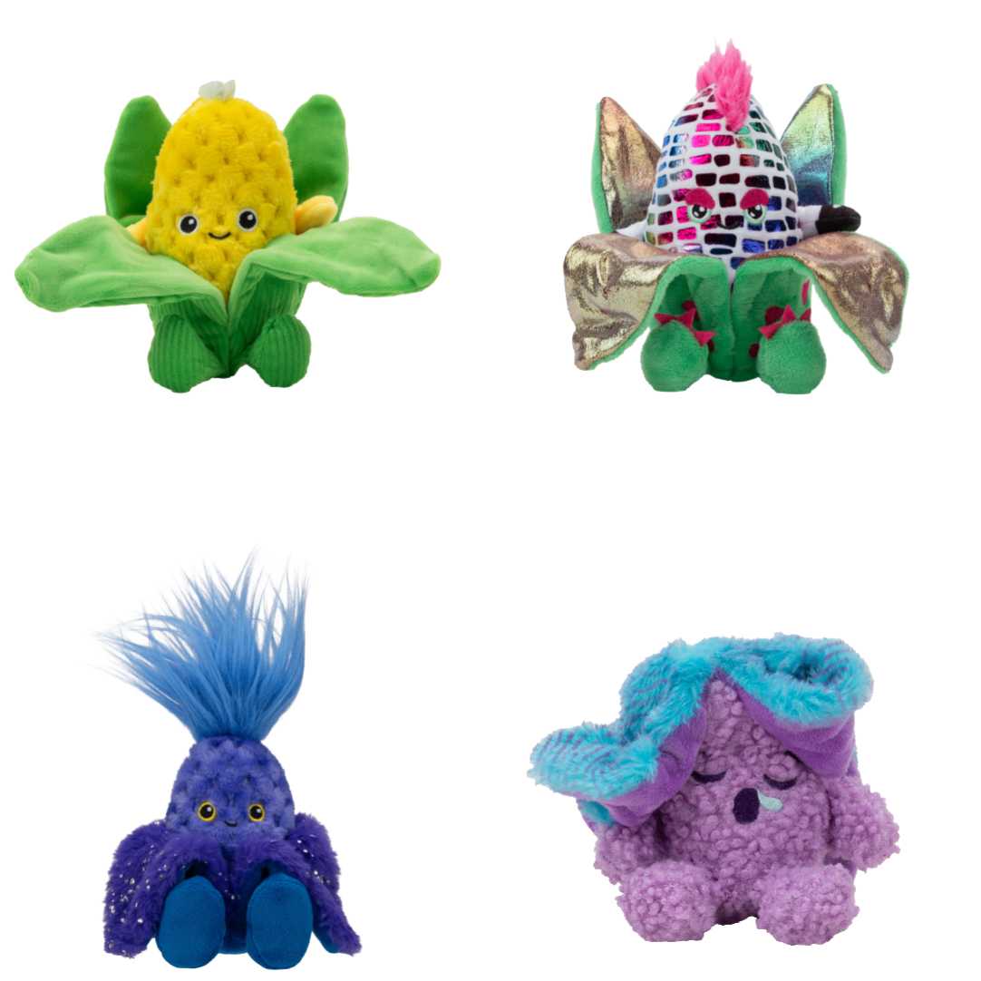 LIVING ON THE VEG 7045531 S2 Plush toy Corn on the cob, Corny