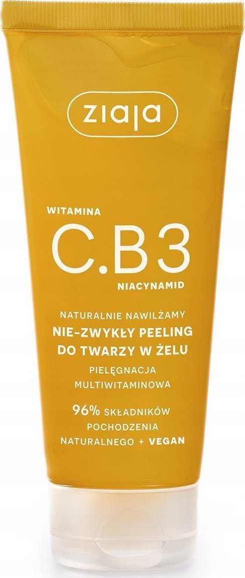 Ziaja 6945437 C.B3 Vitamin Face Scrub Gel