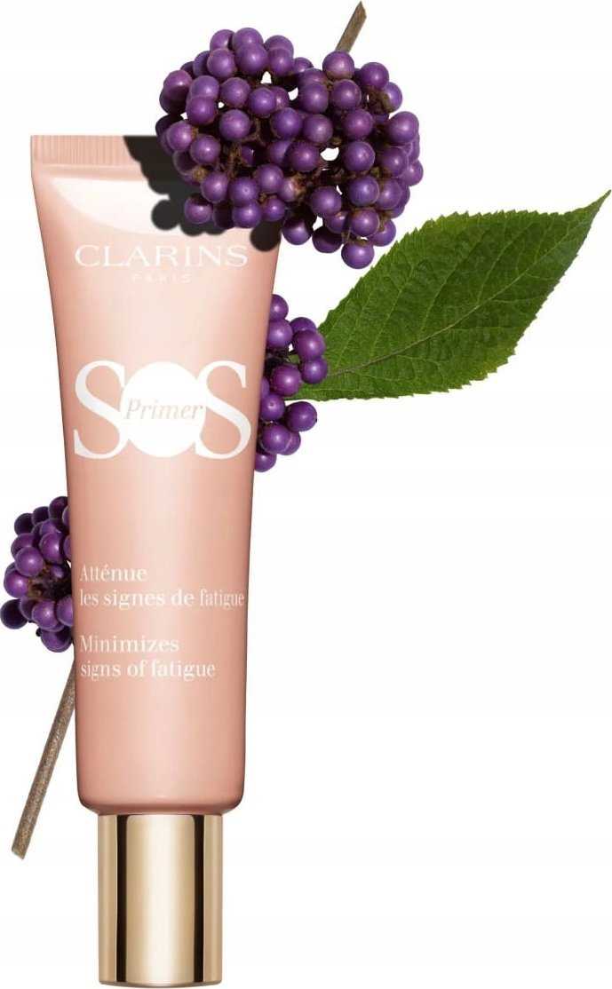 Clarins 6967602 SOS Primer Minimizes Signs of Fatigue Foundation Pink