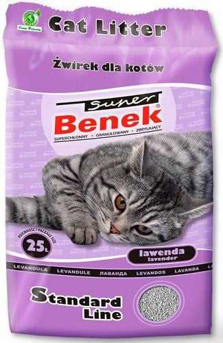 Super Benek Cat litter Standard Lavender 25 l