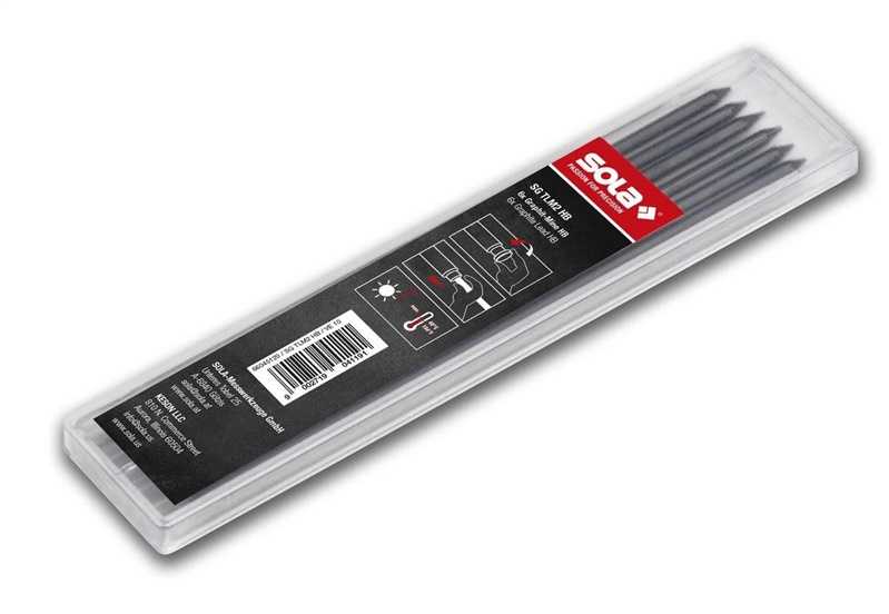 Sola Pencil refills, auto, SG TLM2 HB, 6 pieces. SO66045120
