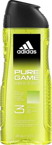 Adidas 7360398 Pure Game Shower Gel 3-in-1 M 400ml