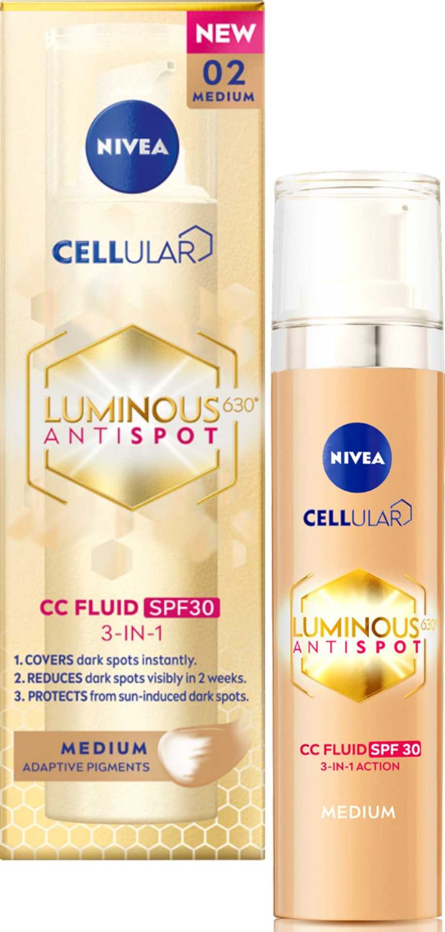 Nivea 7429988 Luminous 630 Antispot CC Fluid W 40