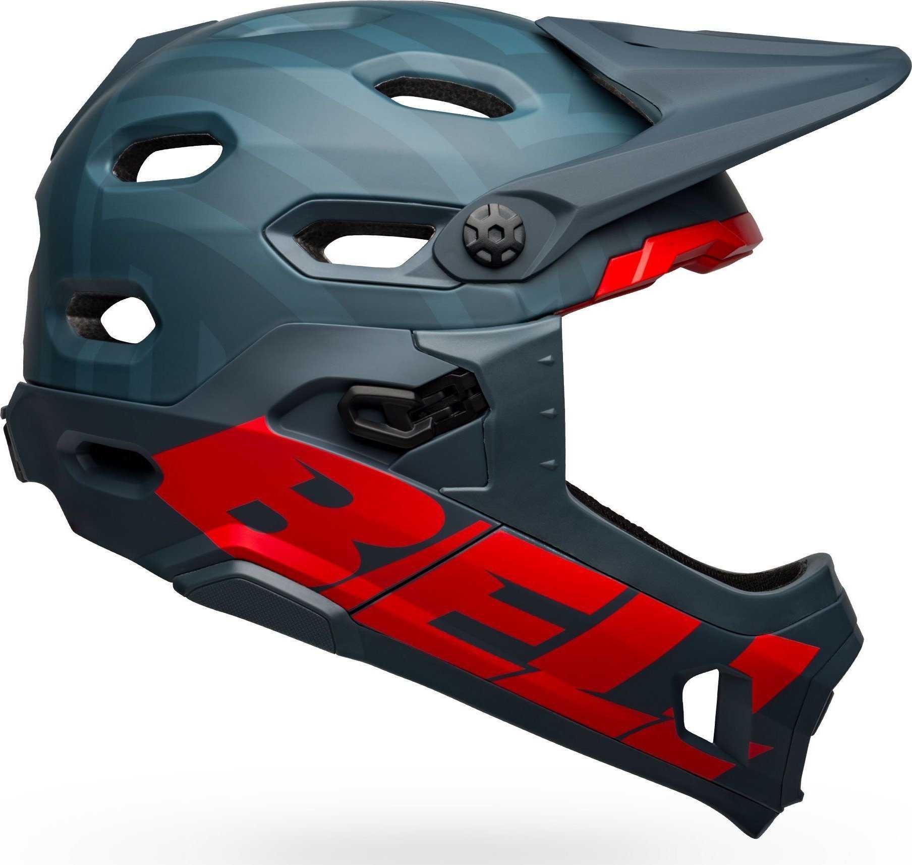 BELL _7570480 Kask full face SUPER DH MIPS SPHERICAL matte blue