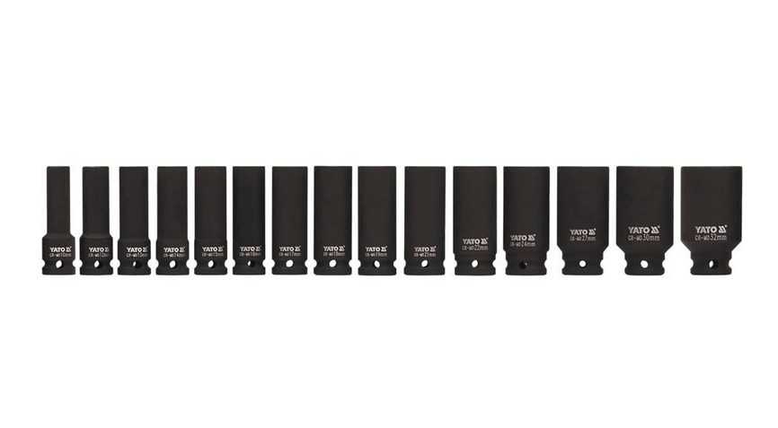YATO Impact sockets YT. 15 pieces