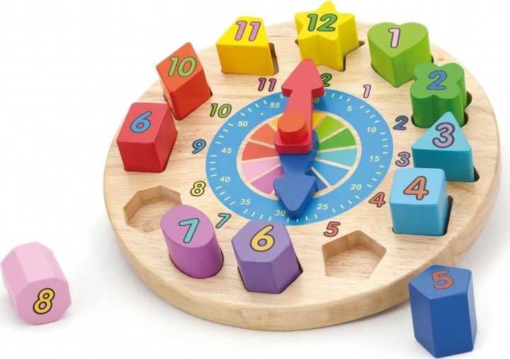 Viga Educational Clock with Sorter