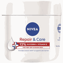 Nivea _7732857 Repair AND Care Cream - Hydrating body cream for dry and rough skin