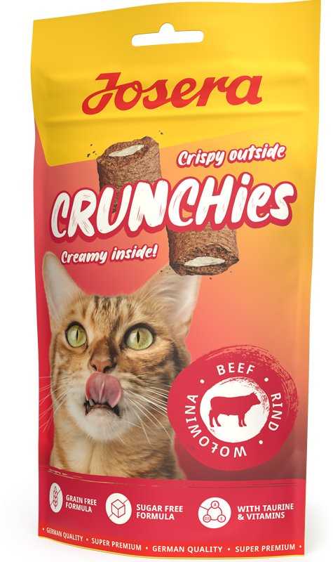 JOSERA Crunchies cat treats, beef flavor, 60 g