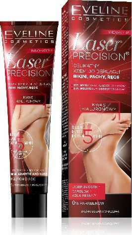 Eveline Laser Precision 5-minute hair removal cream for bikini line, armpits, and arms