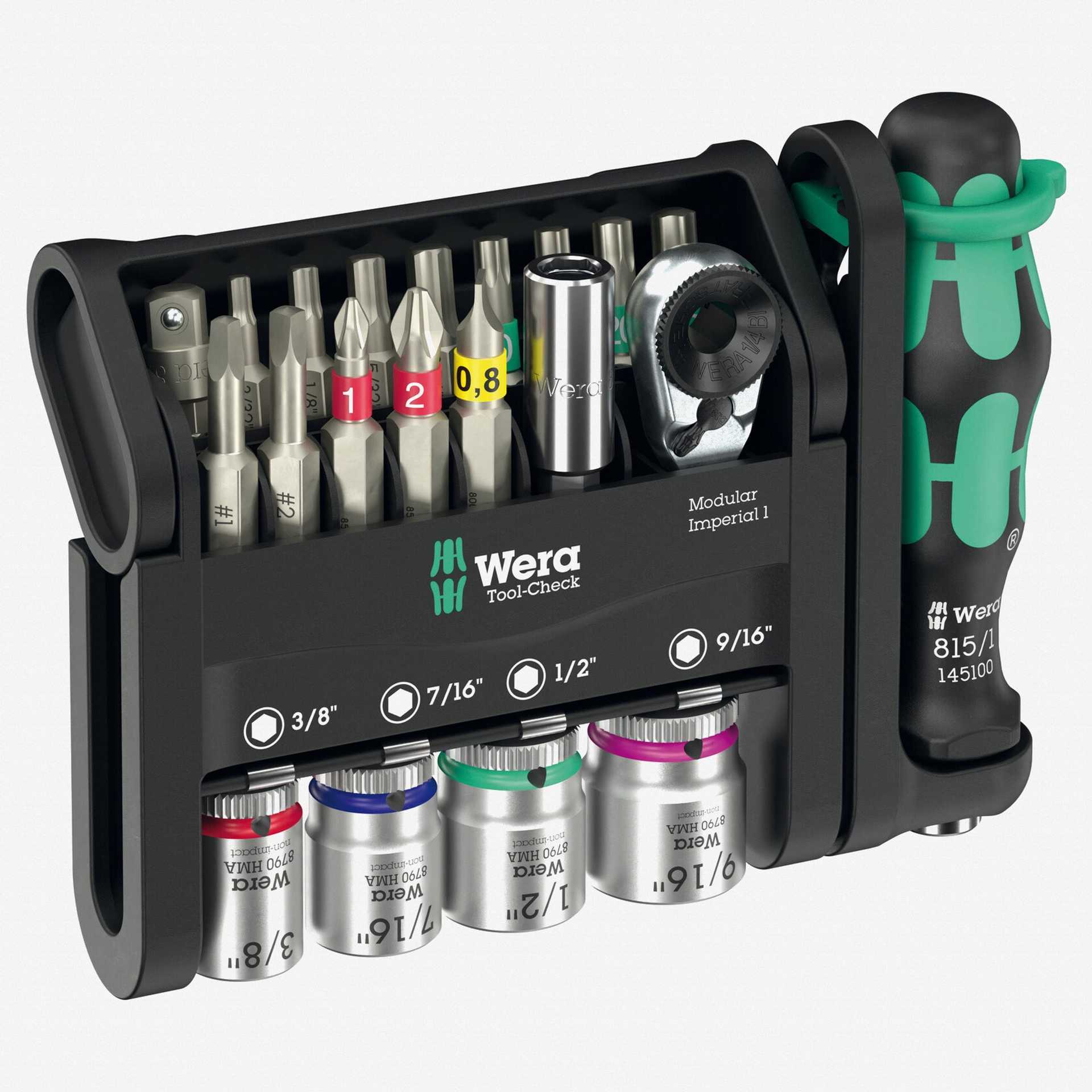 WERA Tool-Check Modular Imperial 1 (black/green