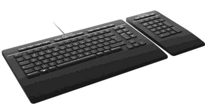 3DCONNEXION Keyboard Pro with Numpad wired
