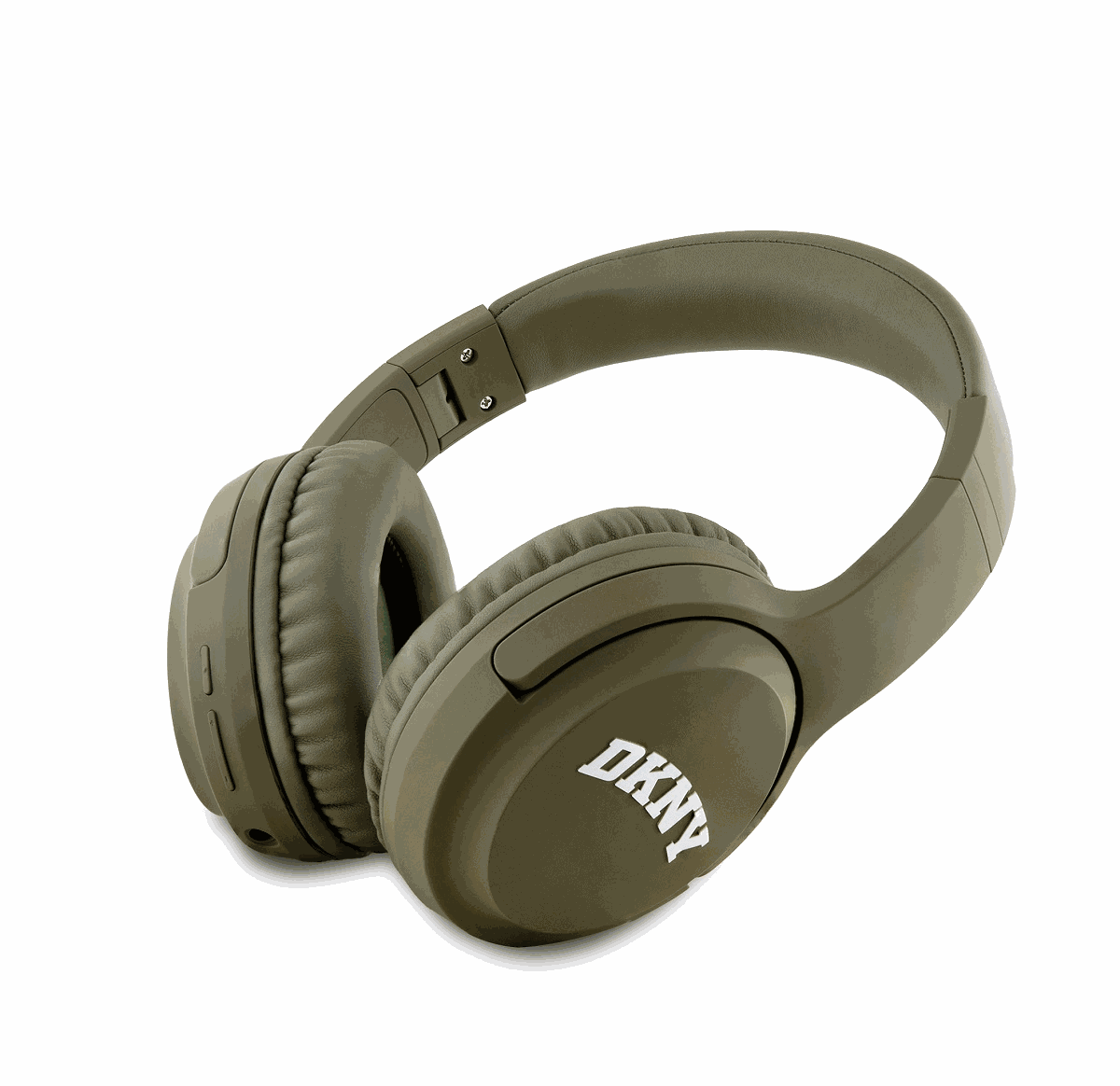 DKNY Wireless Headphone, PU Leather Arch Logo, Green