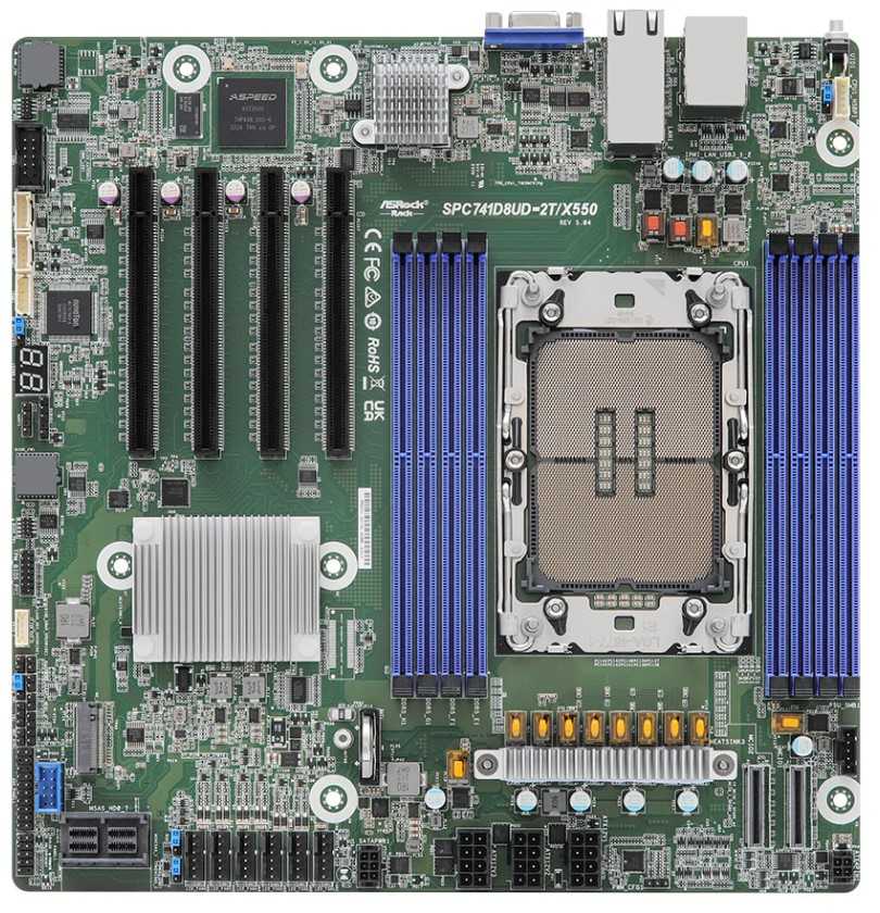 ASROCK SPC741D8UD-2T/X550