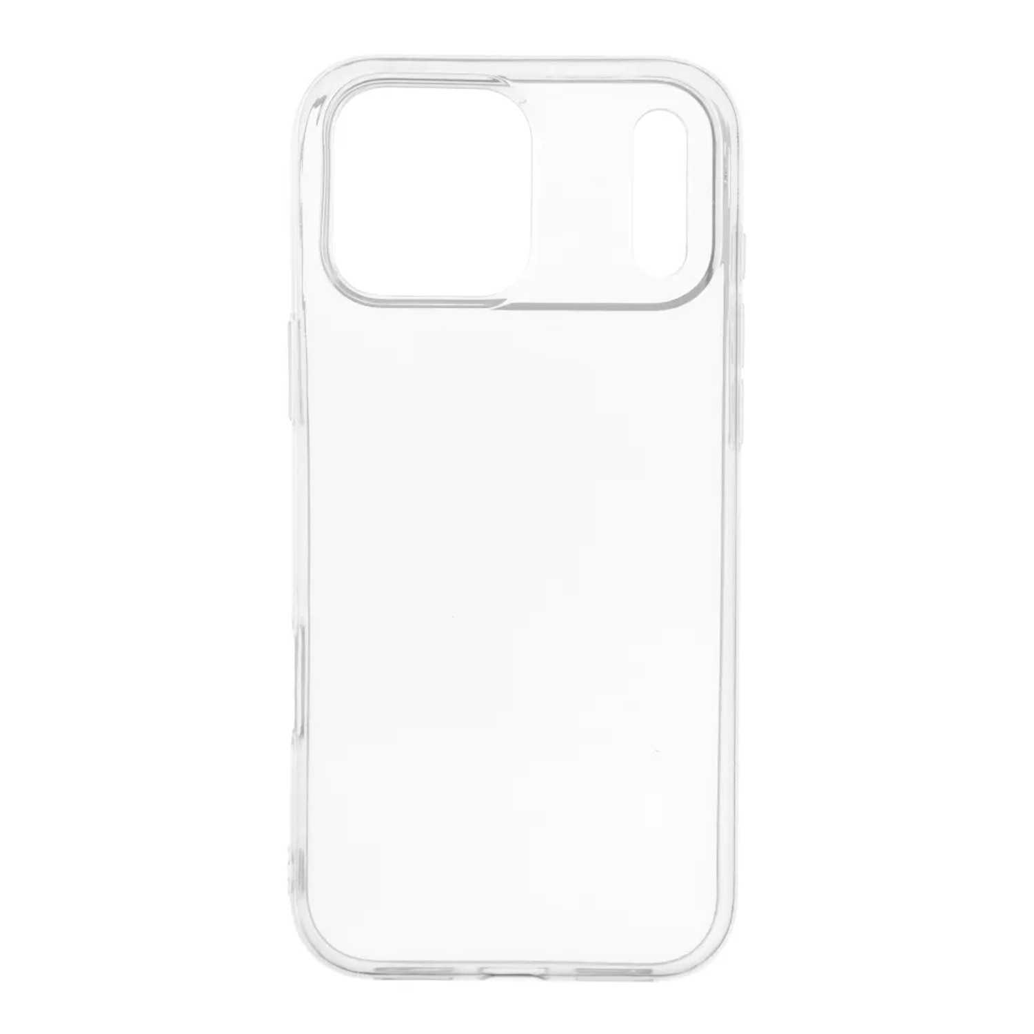 Riff 2mm Clear back case for iPhone 17 Pro Max with camera protection