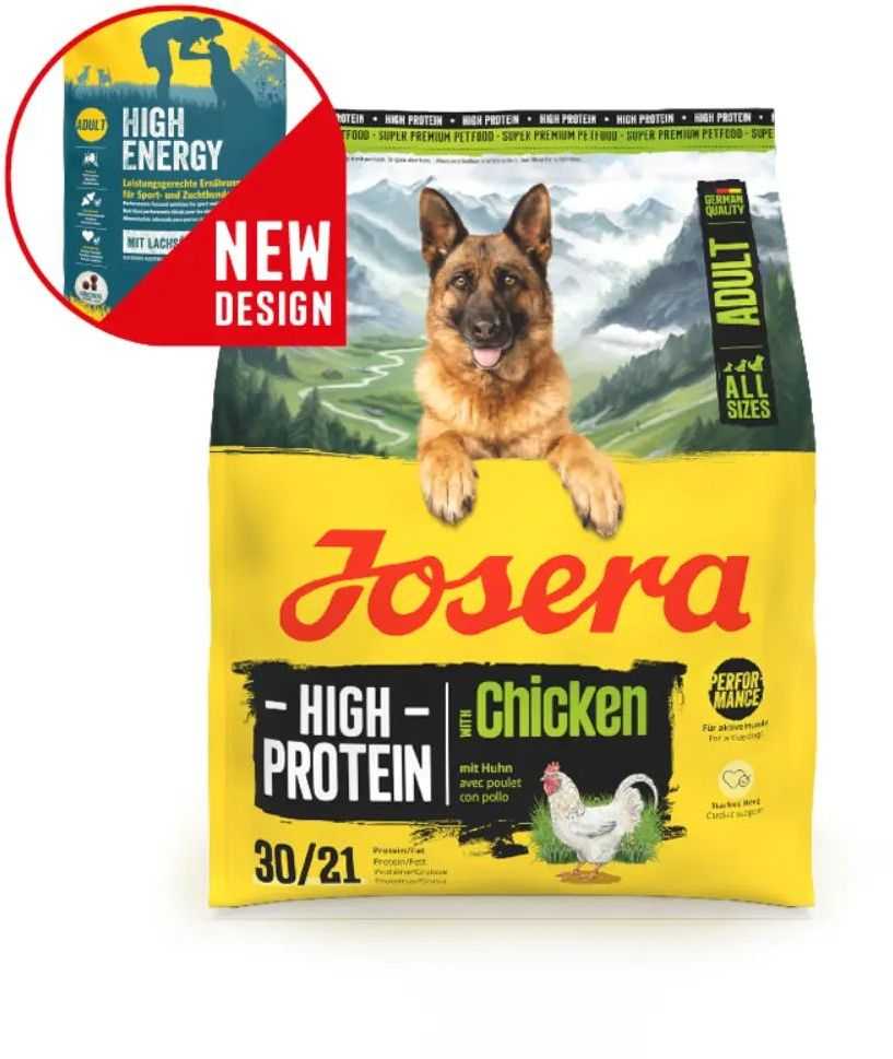 Josera Petfood High Protein Adult Dog with Chicken, 12.5 kg