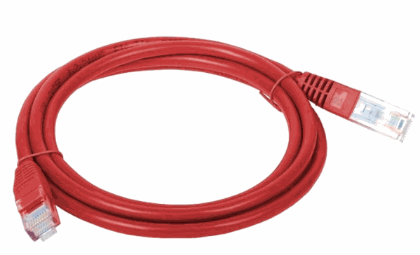 ALANTEC Patchcord U/UTP Cat5e 1m red