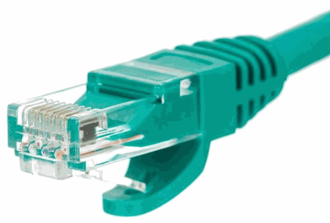 NETRACK Patchcord U/UTP Cat.5e 1m green