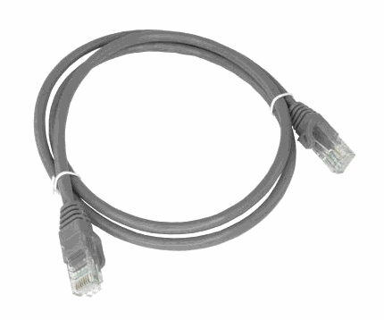ALANTEC Patch cable U/UTP Cat5e 0.25m grey
