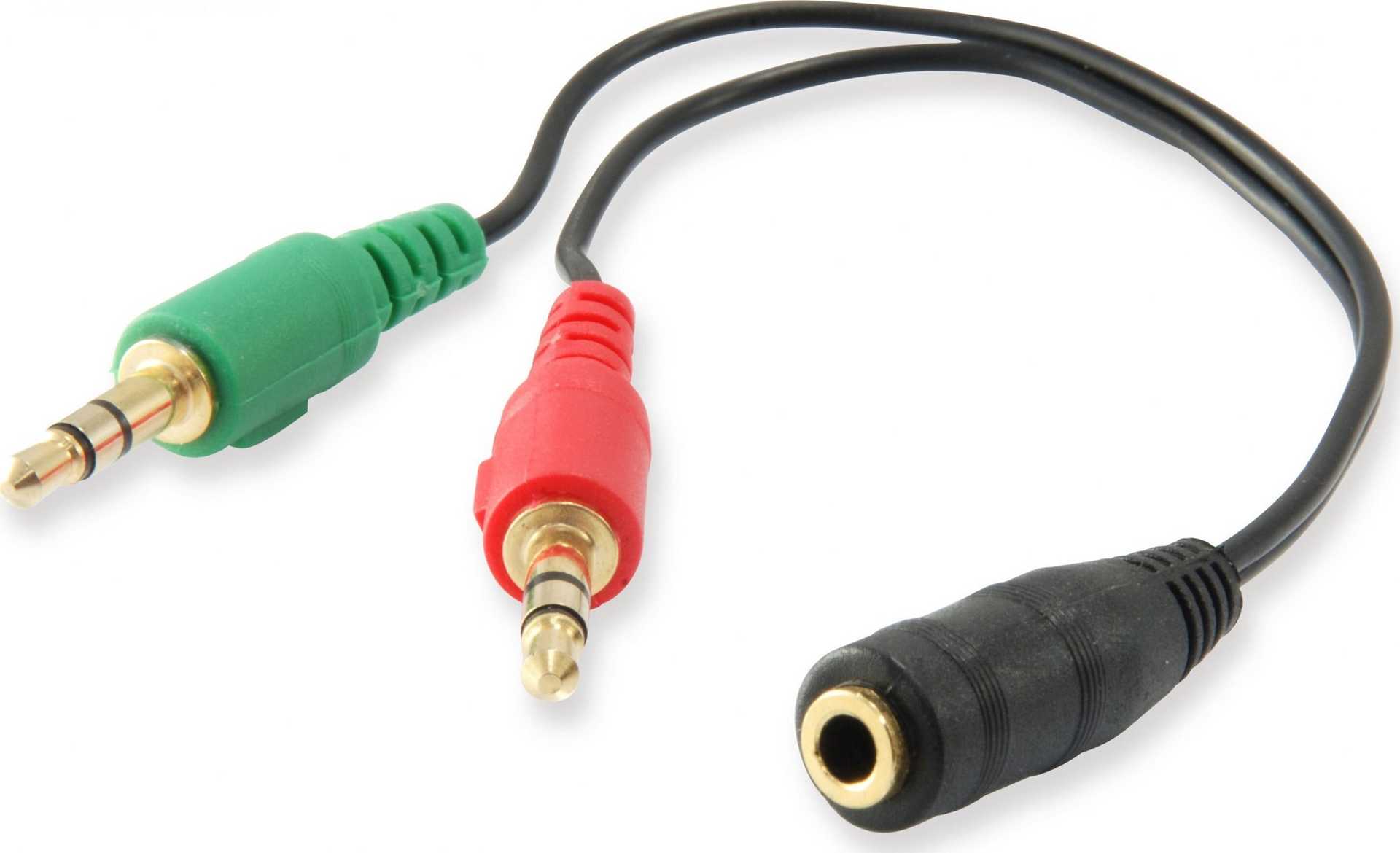 Equip Audio cable splitter 3.5mm-2x3