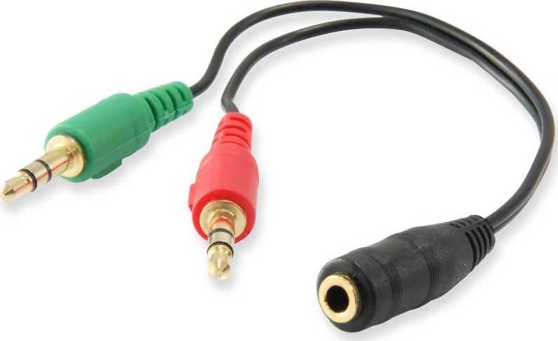 Equip Audio cable splitter 3.5mm-2x3